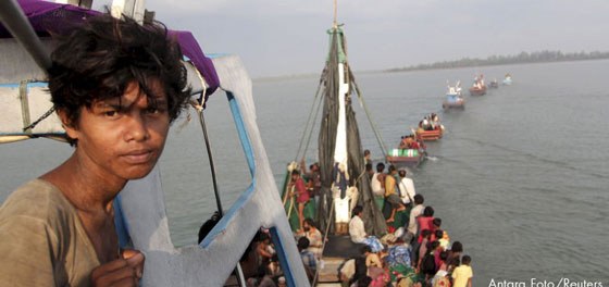 Fleeing the threat of genocide in Burma, over 100,000 ethnic minority Rohingya have taken a perilous journey to leave the country by sea.