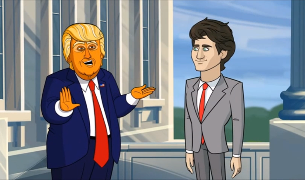 Video: Cartoon President – Trump’s State Dinner With Trudeau